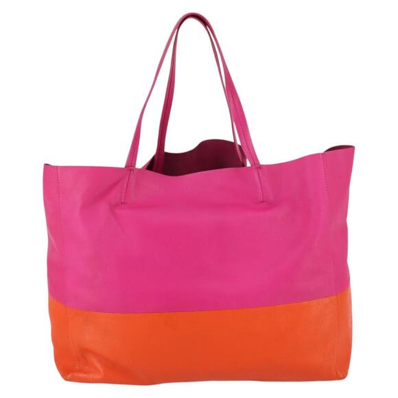 CELINE Horizontalkava Tote Bag Leather Pink Gold - Picture 3 of 12